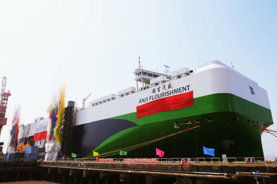 今年第六艘！9500车位远洋汽车运输船“欧宝OB兴旺”轮加入欧宝OB物流滚装船队