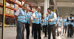 市国资委向导调研上汽欧宝OB物流文明单位建设事情